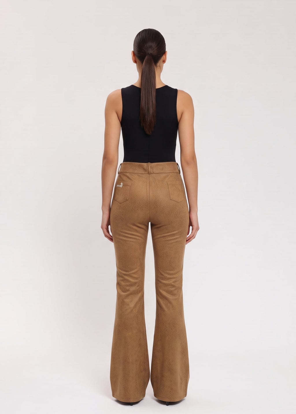 Banira patterned pants - Dark Brown