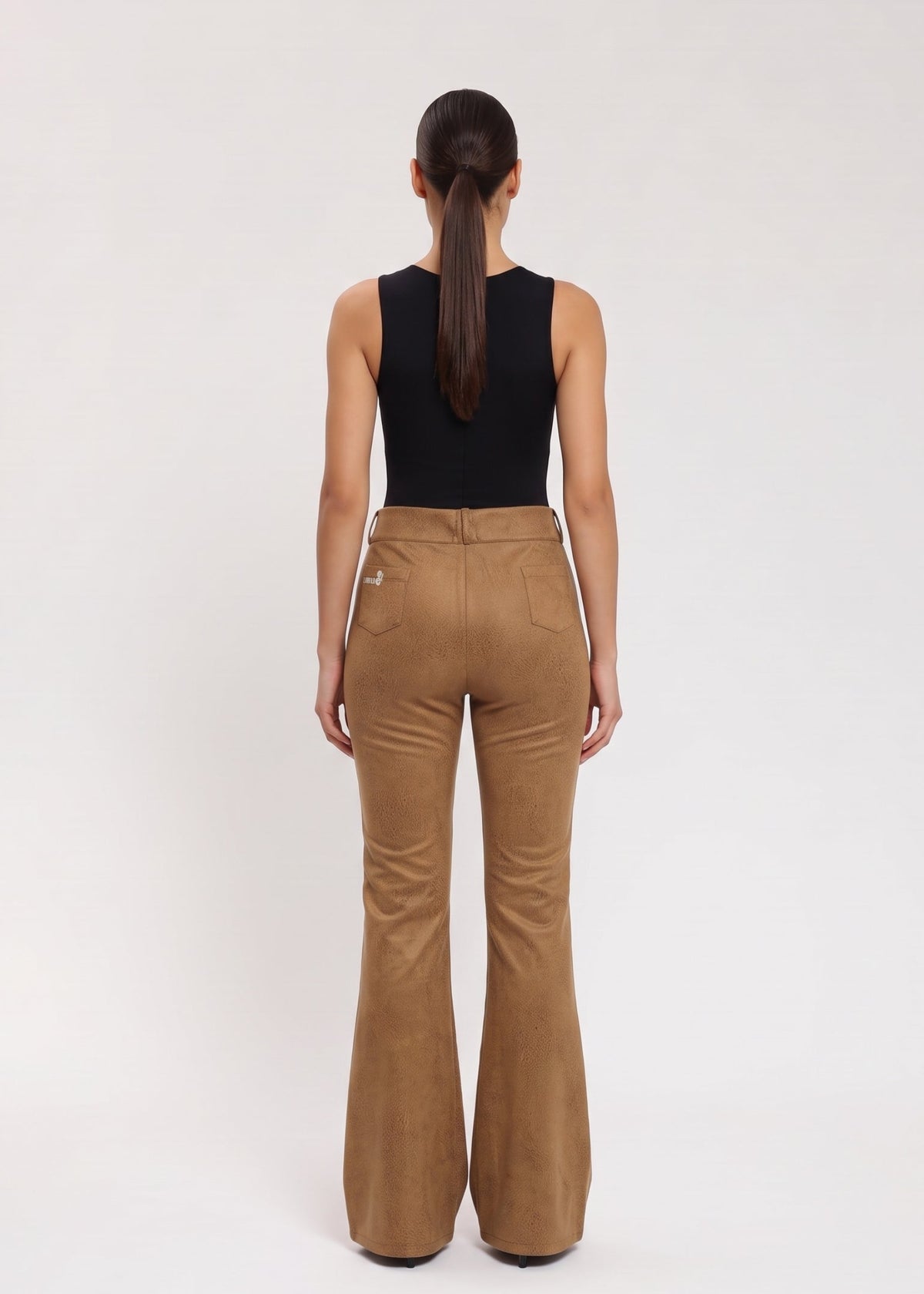 Banira patterned pants - Dark Brown