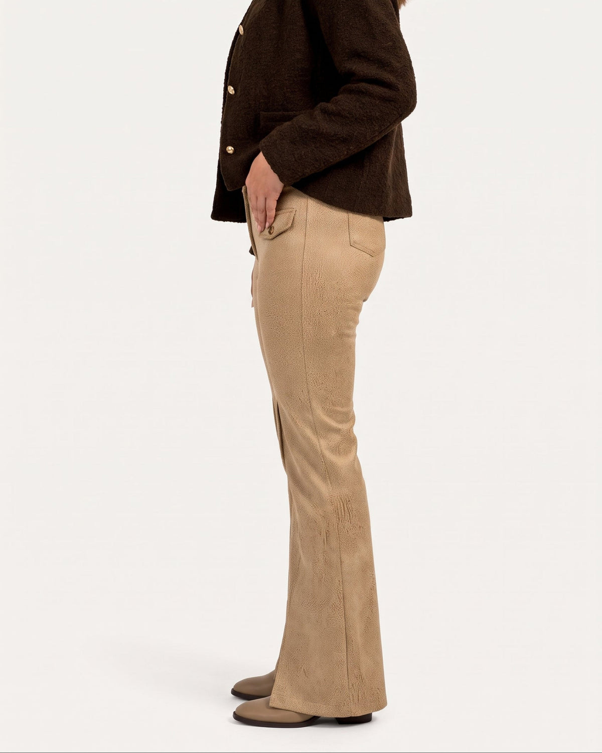 Banira patterned pants - Beige