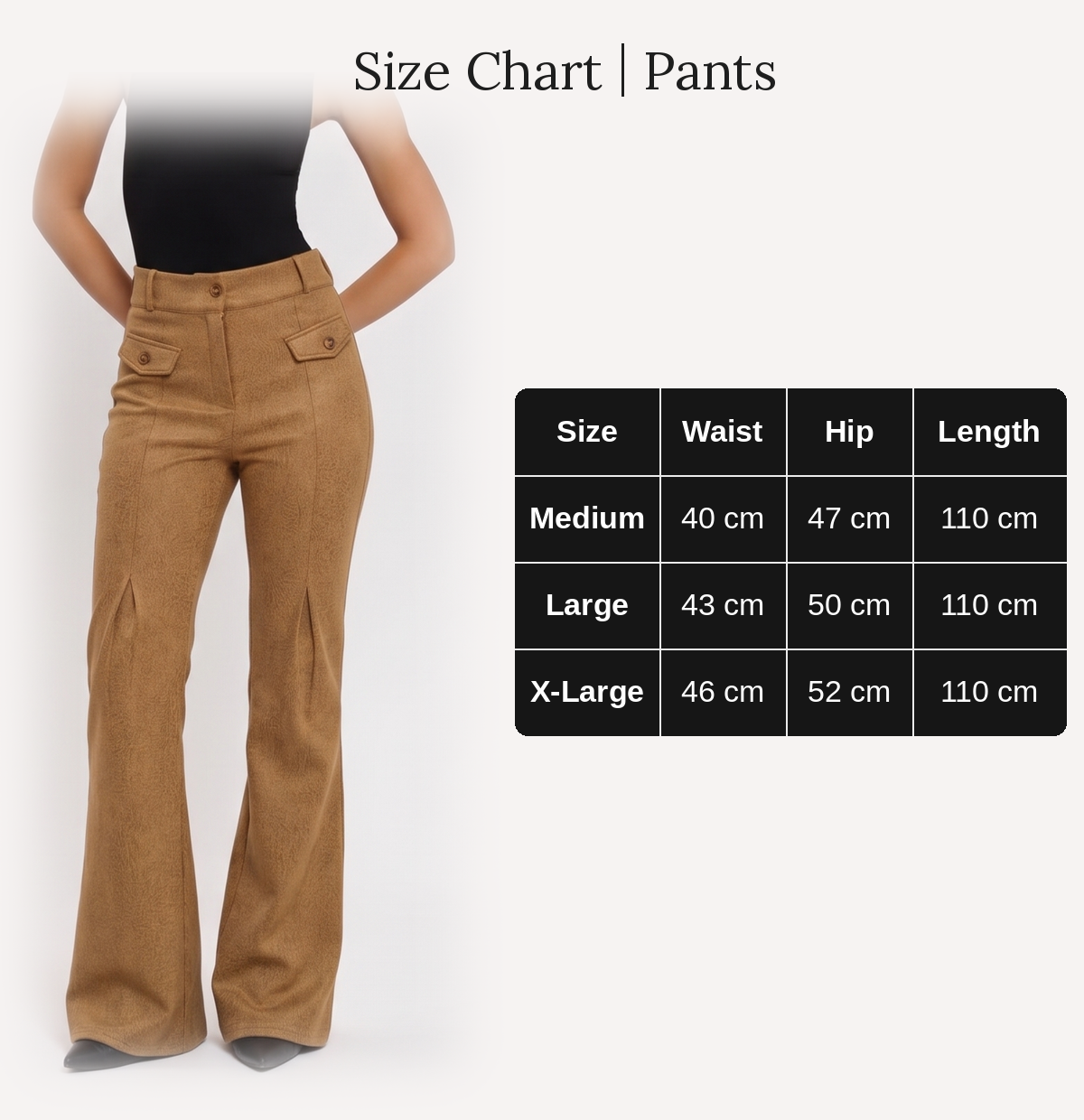 Banira patterned pants - Dark Brown