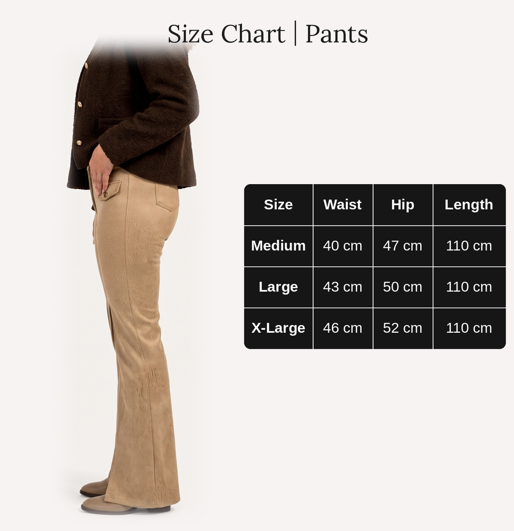 Banira patterned pants - Beige